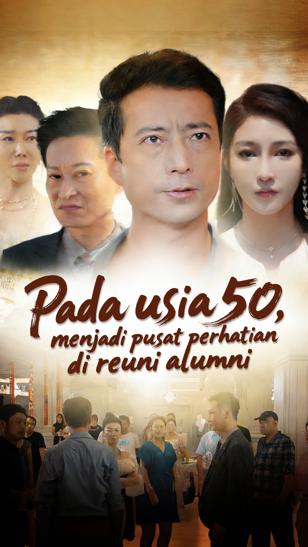 Pada usia 50, menjadi pusat perhatian di reuni alumni