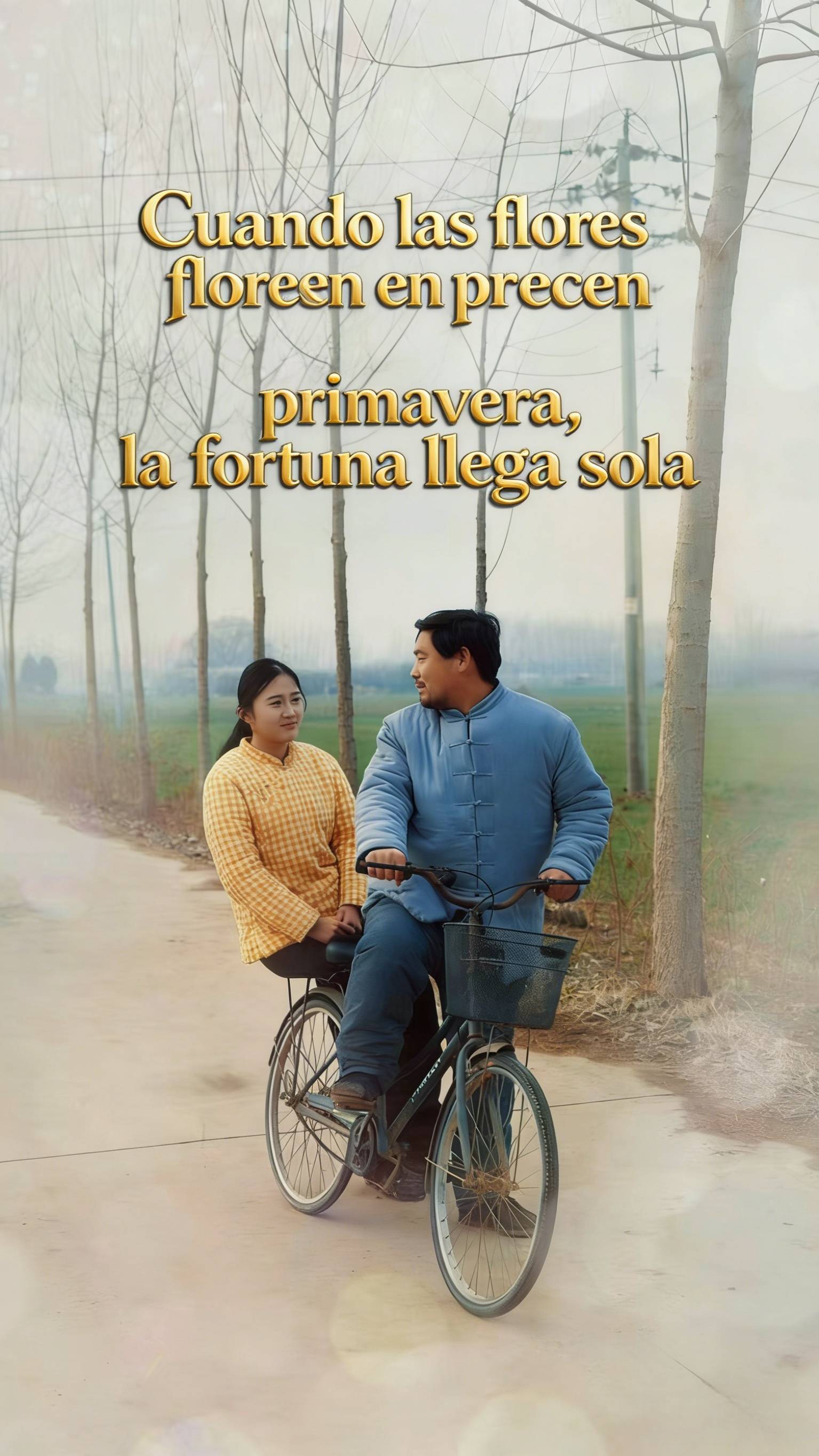 Cuando las flores florecen en primavera, la fortuna llega sola