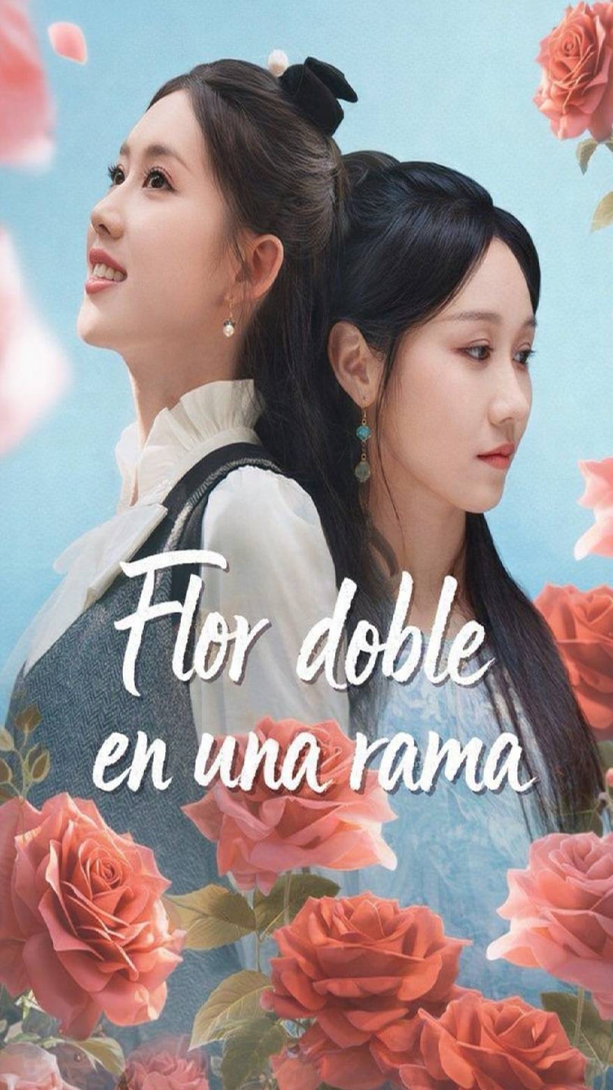 Flor doble en una rama