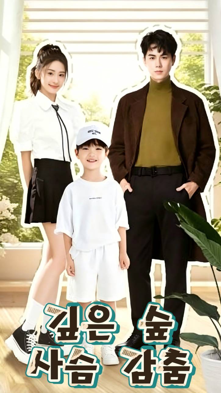 깊은 숲 사슴 감춤