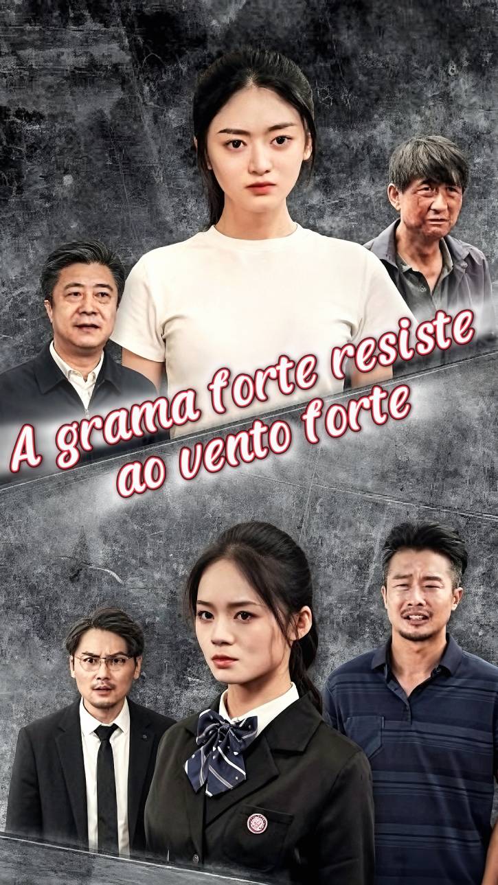 A grama forte resiste ao vento forte