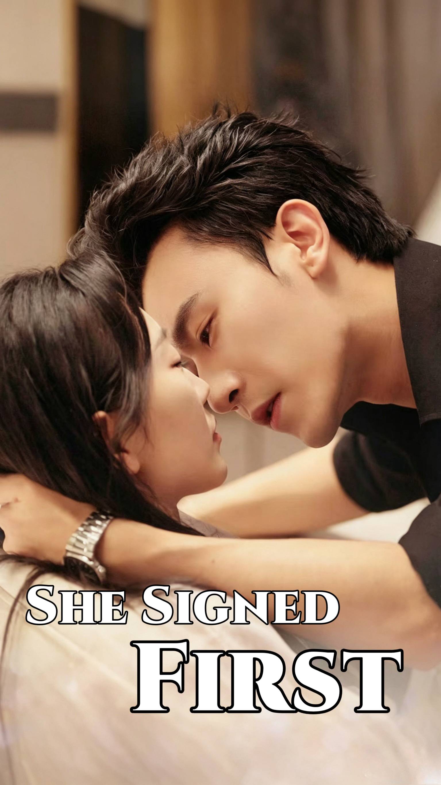 She Signed First
