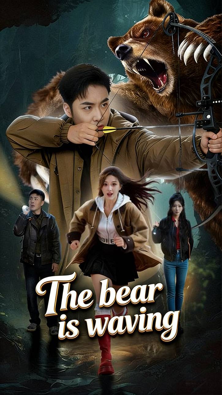 The bear is waving cover art