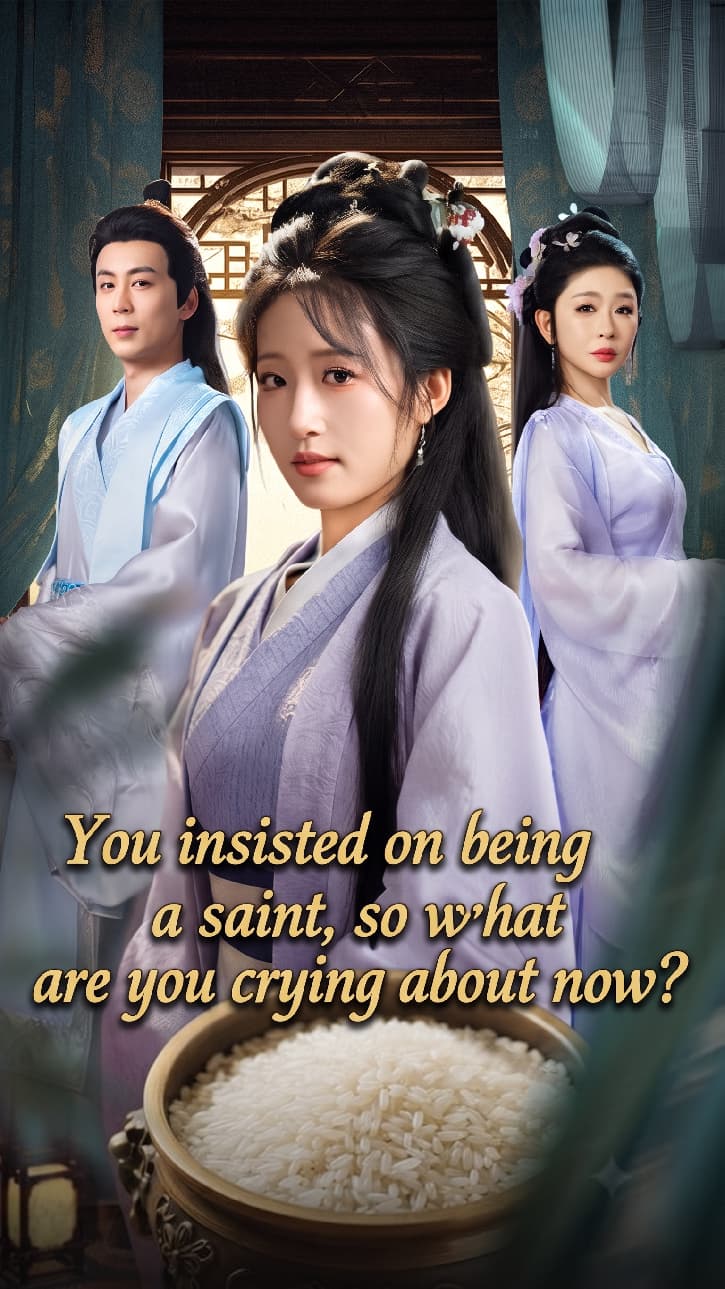 You insisted on being a saint, so what are you crying about now?