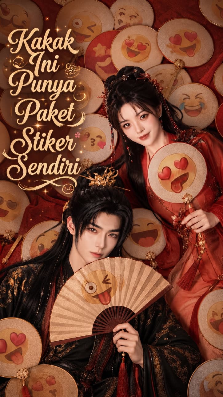 Kakak Ini Punya Paket Stiker Sendiri