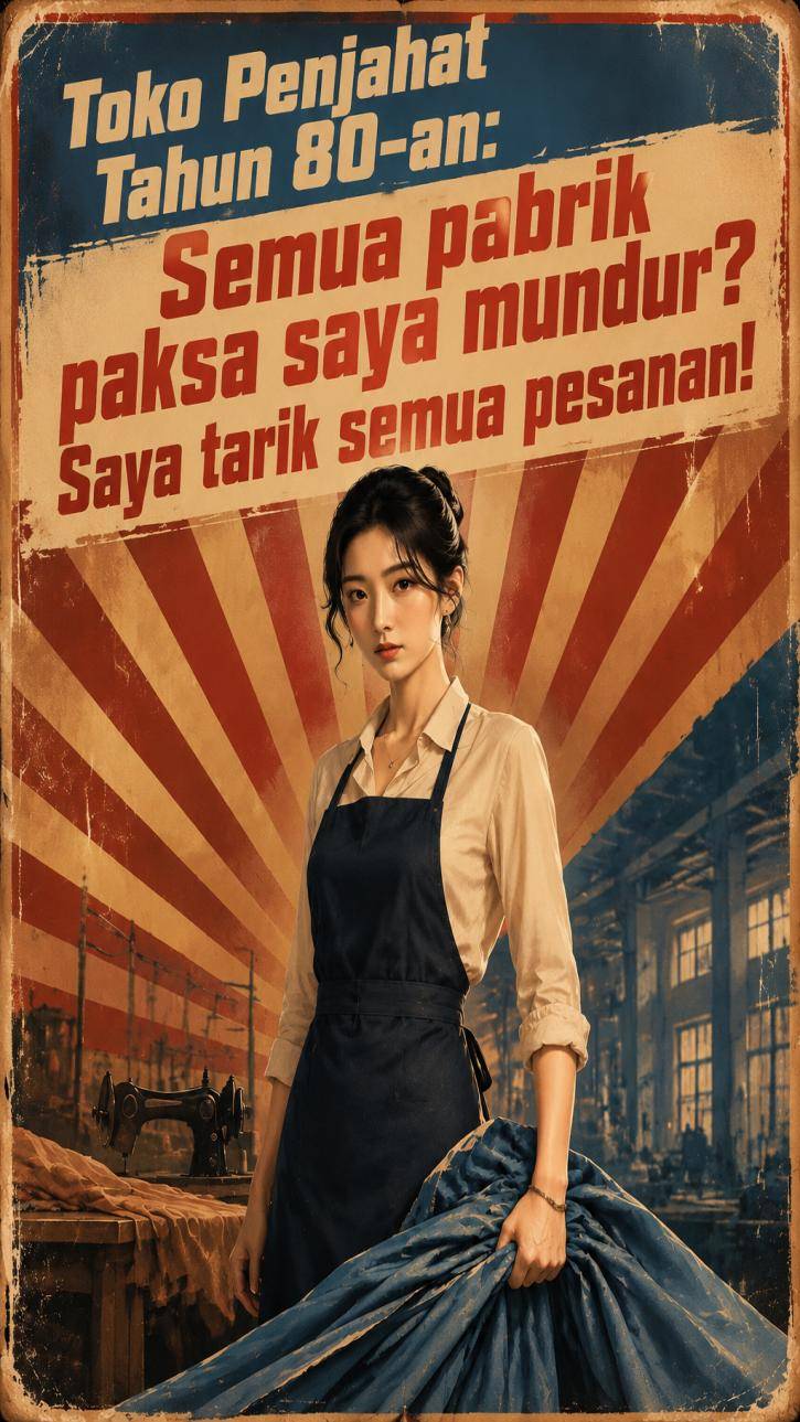 Poster Toko Penjahat Tahun 80-an: Semua pabrik paksa saya mundur? Saya tarik semua pesanan!