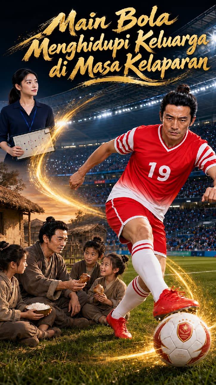Poster Main Bola Menghidupi Keluarga di Masa Kelaparan